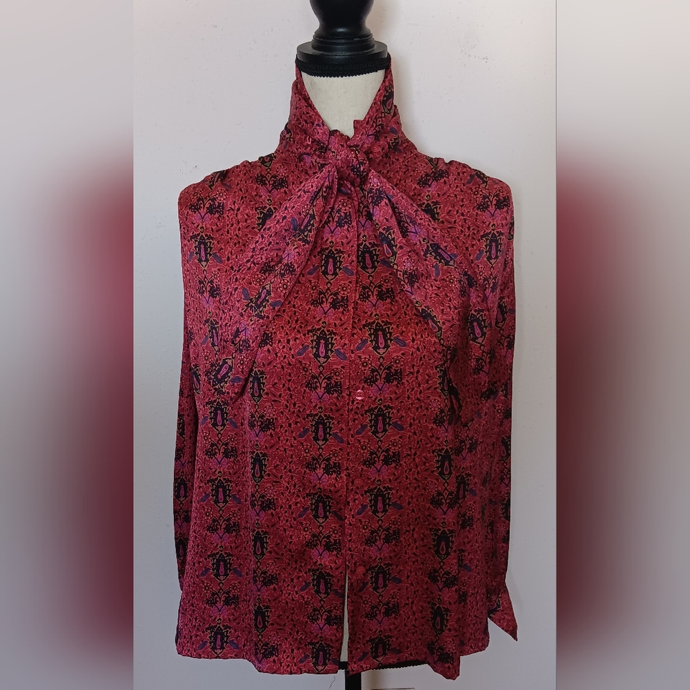 Vintage Blouse with Scarf